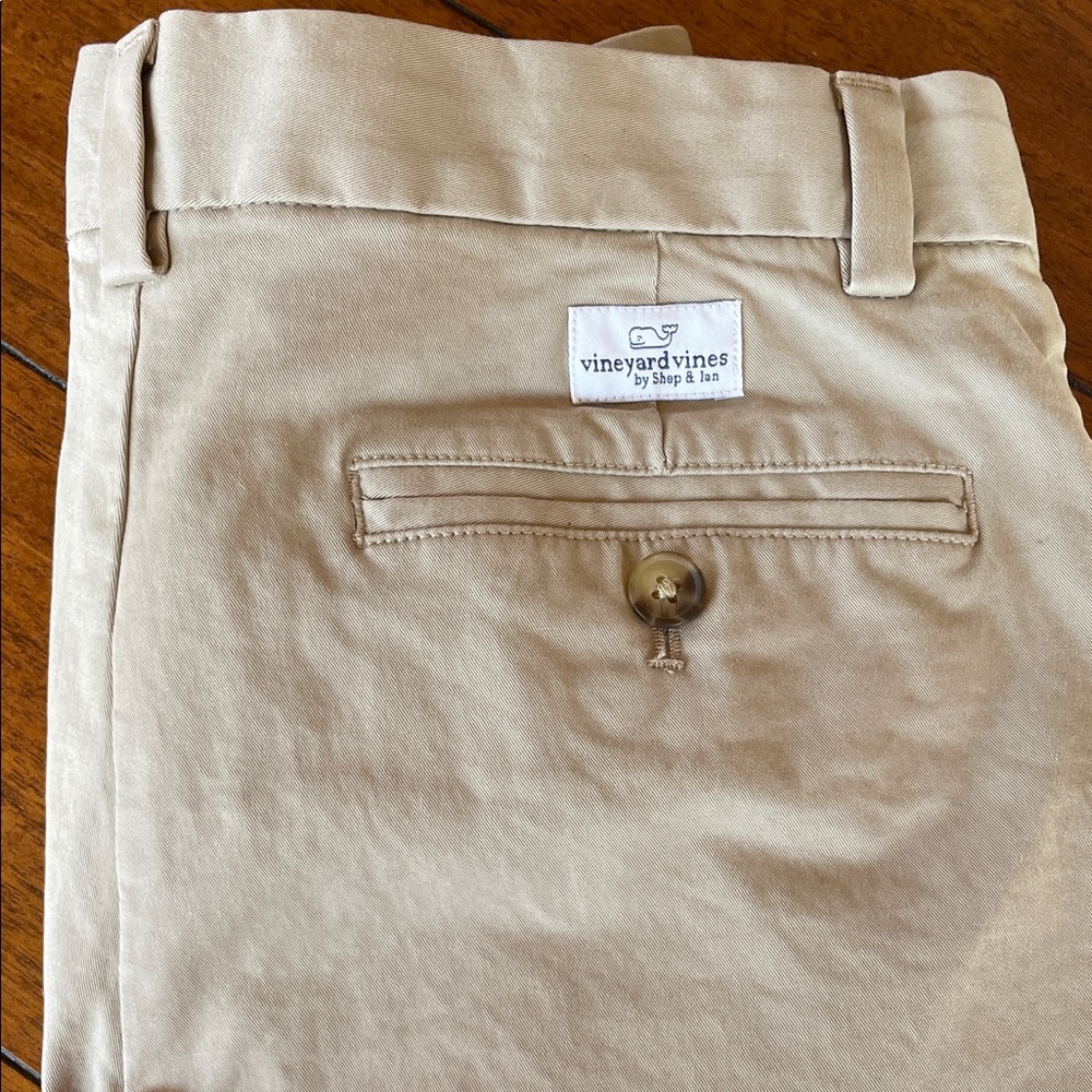 Vineyard Vines Kids Tan Chino Pants